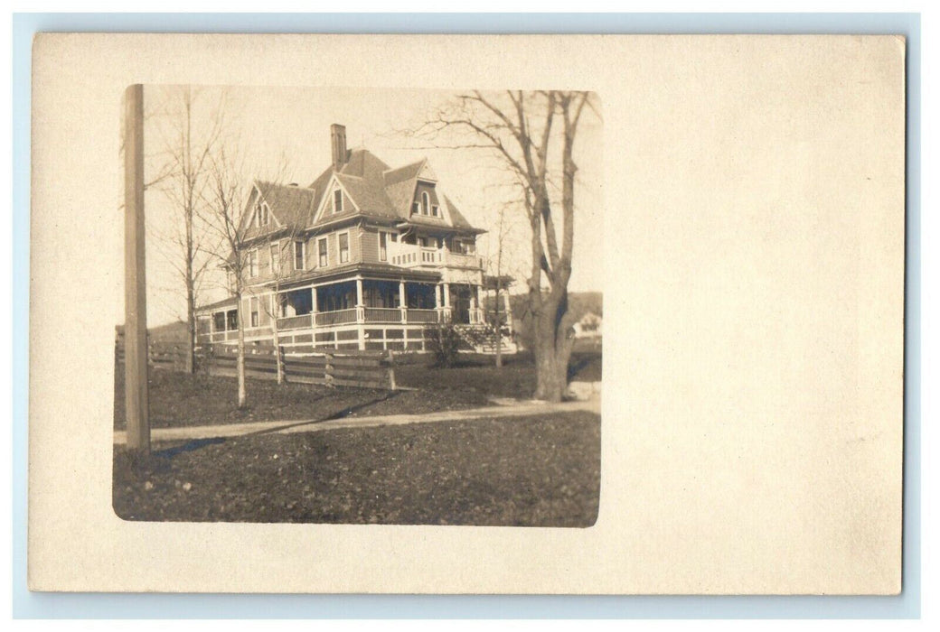 c1905 Victorian House Residence Westerly Rhode Island RI RPPC Photo Postcard