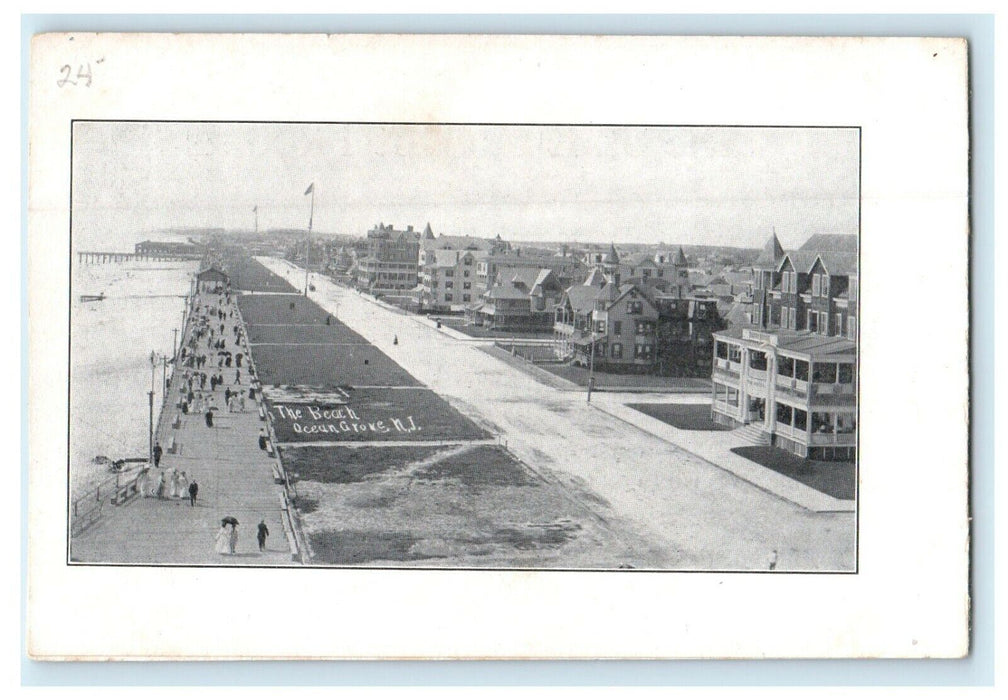 c1910 The St. Elmo, Ocean Grove, New Jersey NJ Advertising Postcard