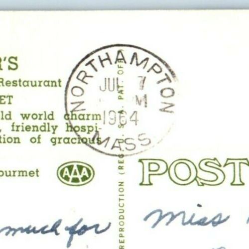 1964 Philadelphia PA, Shoyer's Oldest Restaurant Dining Room Interior Postcard