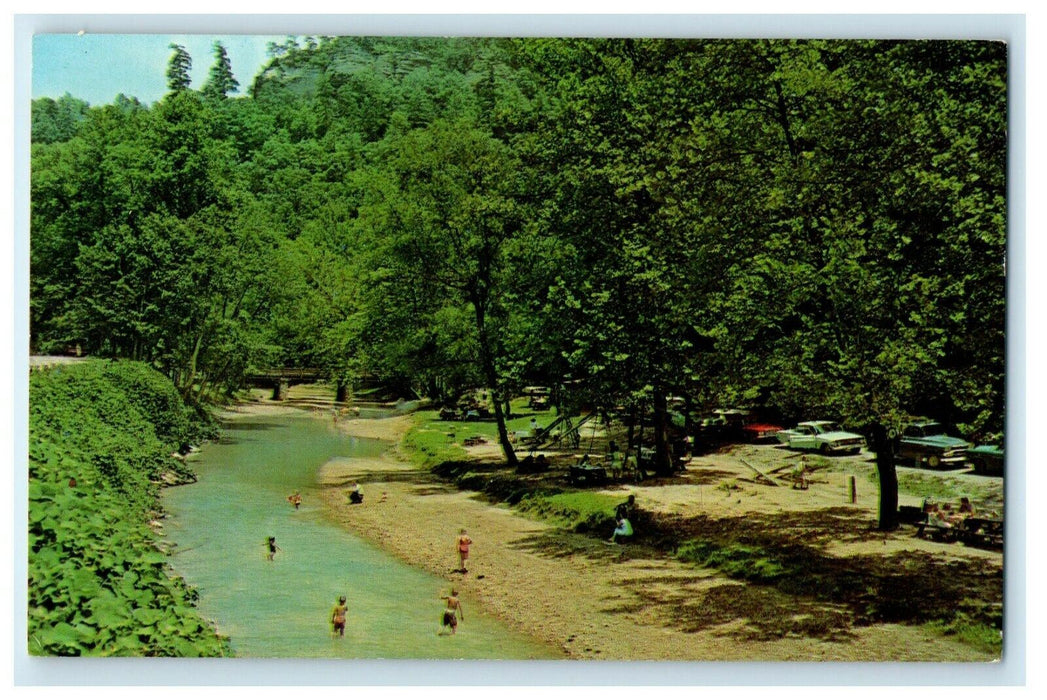 c1950's Natural Bridge State Park Slade Kentucky KY Unposted Vintage Postcard