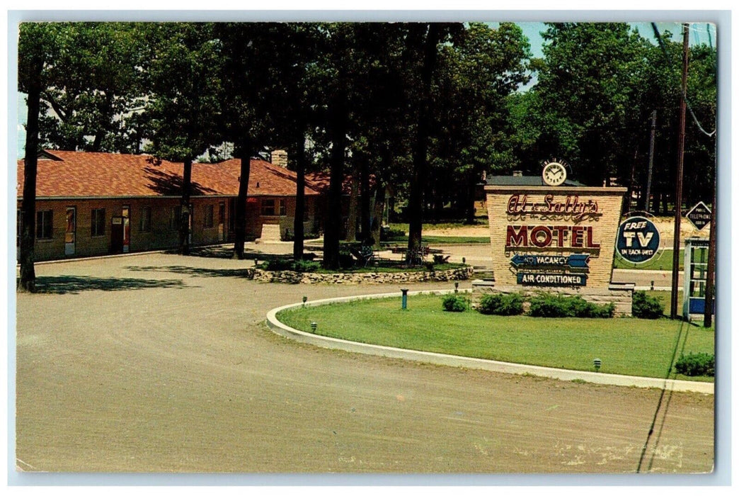 1965 AL & Sally's Motel Michigan City Indiana IN Posted Vintage Postcard