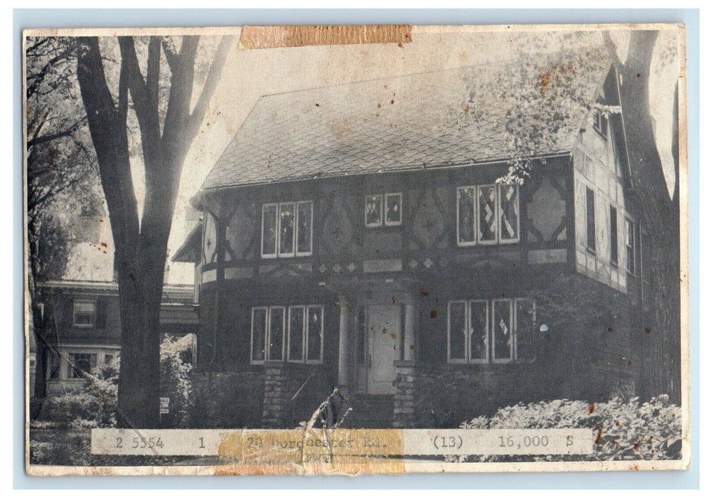c1940's Buffalo NY 20 Dorchester Rd. Real Estate Advertising MLS Listing Card