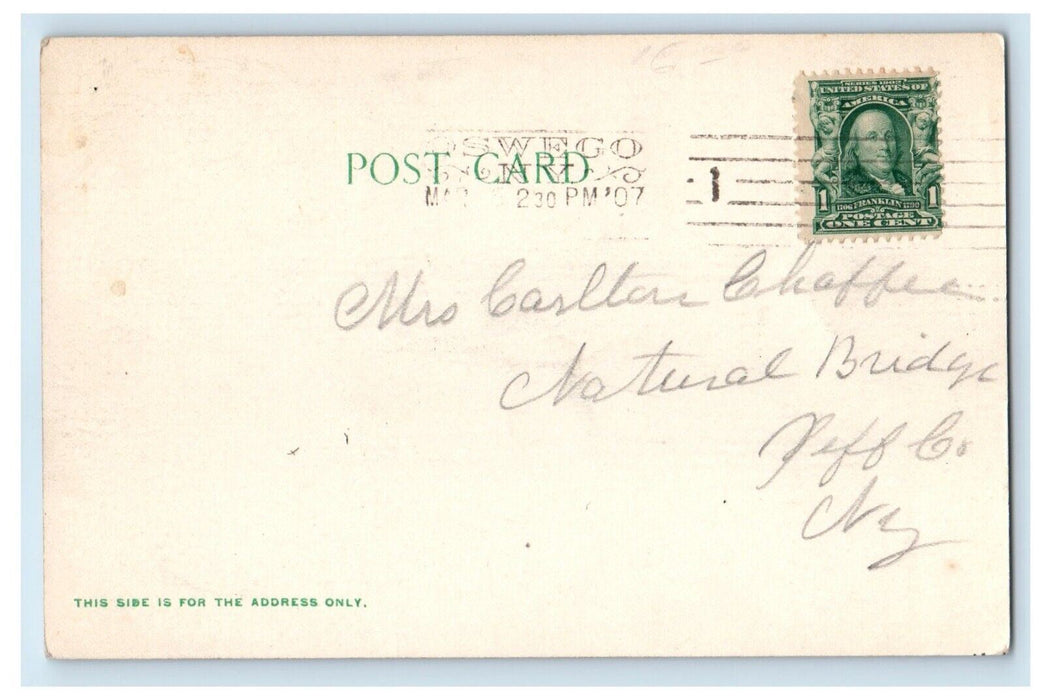 1907 Barnes Hospital US Soldiers Home Washington DC Posted Antique Postcard
