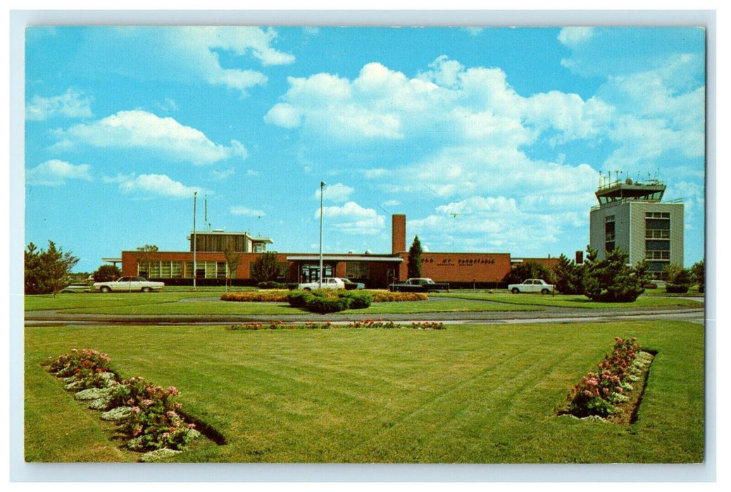 c1940 Hyannis Air Port, Hyannis Cape Cod Massachusetts MA Postcard