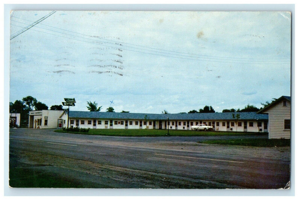 c1950's Lincoln Motel Cars U.S Highway 2 Lincoln Maine ME Vintage Postcard