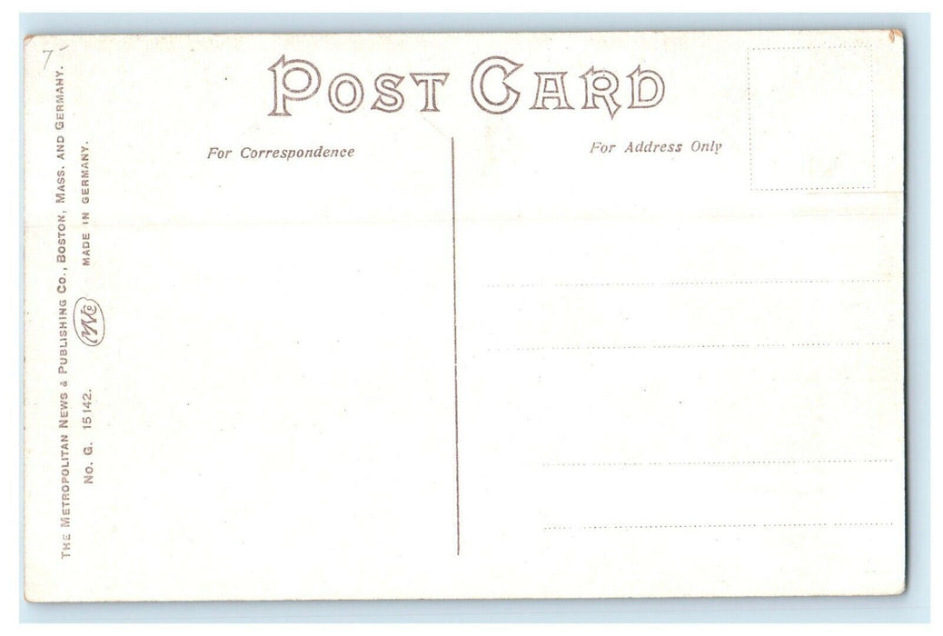 c1912 1300 Feet Mt. Tom Building, Holyoke, Massachusetts MA Antique Postcard