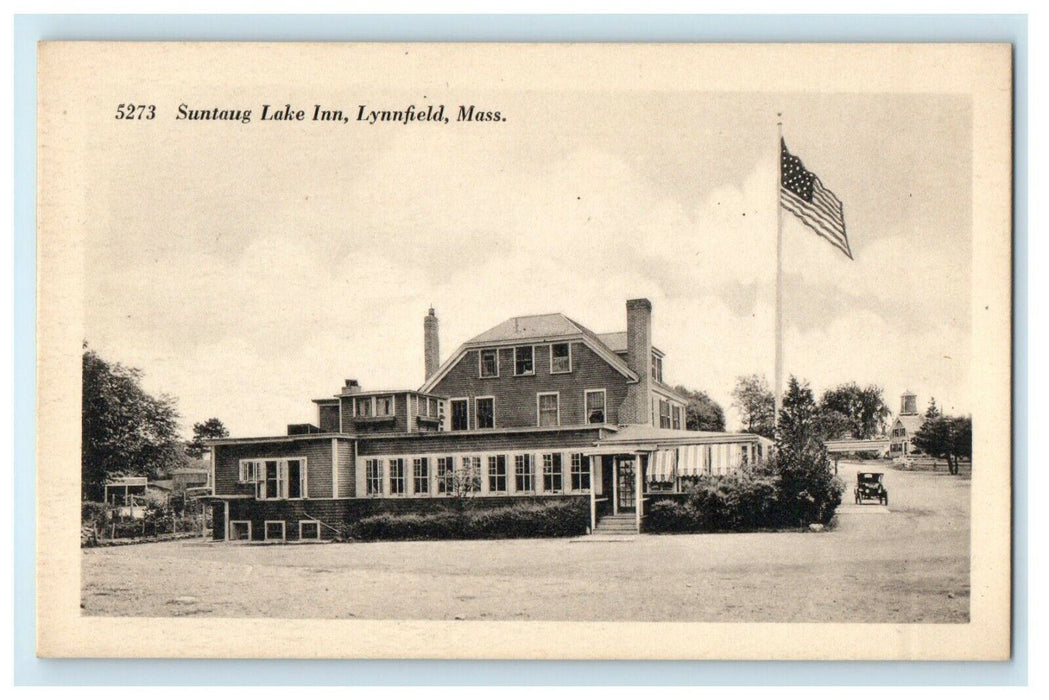 c1923 Suntaug Lake Inn, Lynnfield Massachusetts MA Vintage Postcard