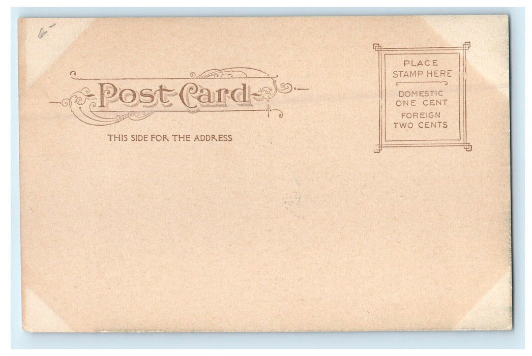 c1904 Public Library Located at Lawrence Massachusetts MA Postcard