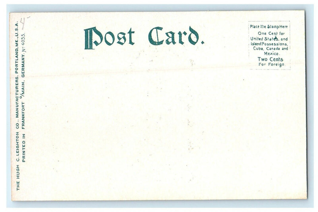 c1905 John Hancock And Samuel Adams Clark House Lexington Massachusetts Postcard