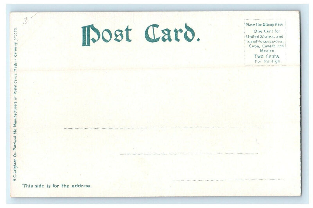 c1906 Water Flowing at Merrimac Falls, Lawrence Massachusetts MA Postcard
