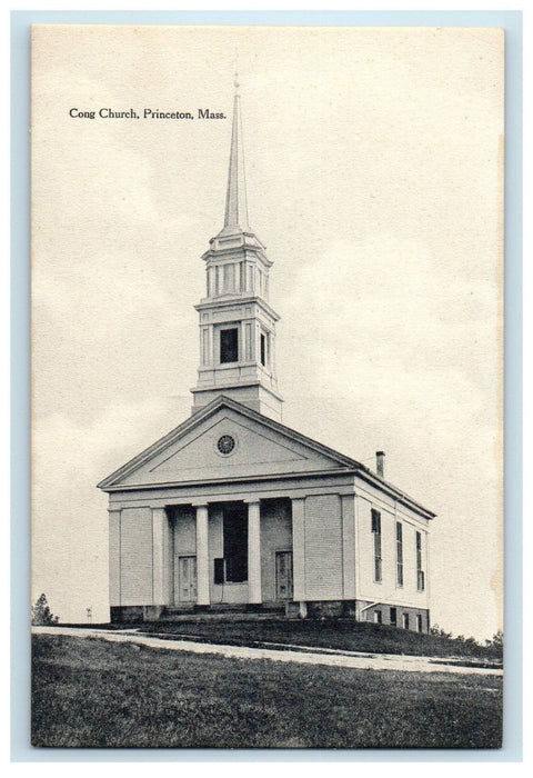 c1910 Congregational Church Princeton Massachusetts MA Unposted Postcard