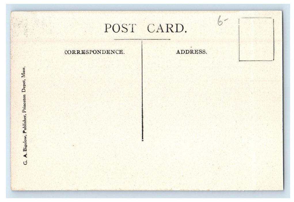 c1910 Congregational Church Princeton Massachusetts MA Unposted Postcard