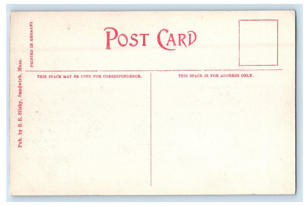 c1910s Water Street Sandwich Massachusetts MA Antique Unposted Postcard