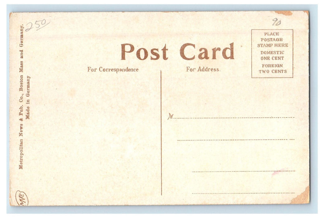 c1910 Cemetery Point Shawma Lake Sandwich Massachusetts MA Antique Postcard