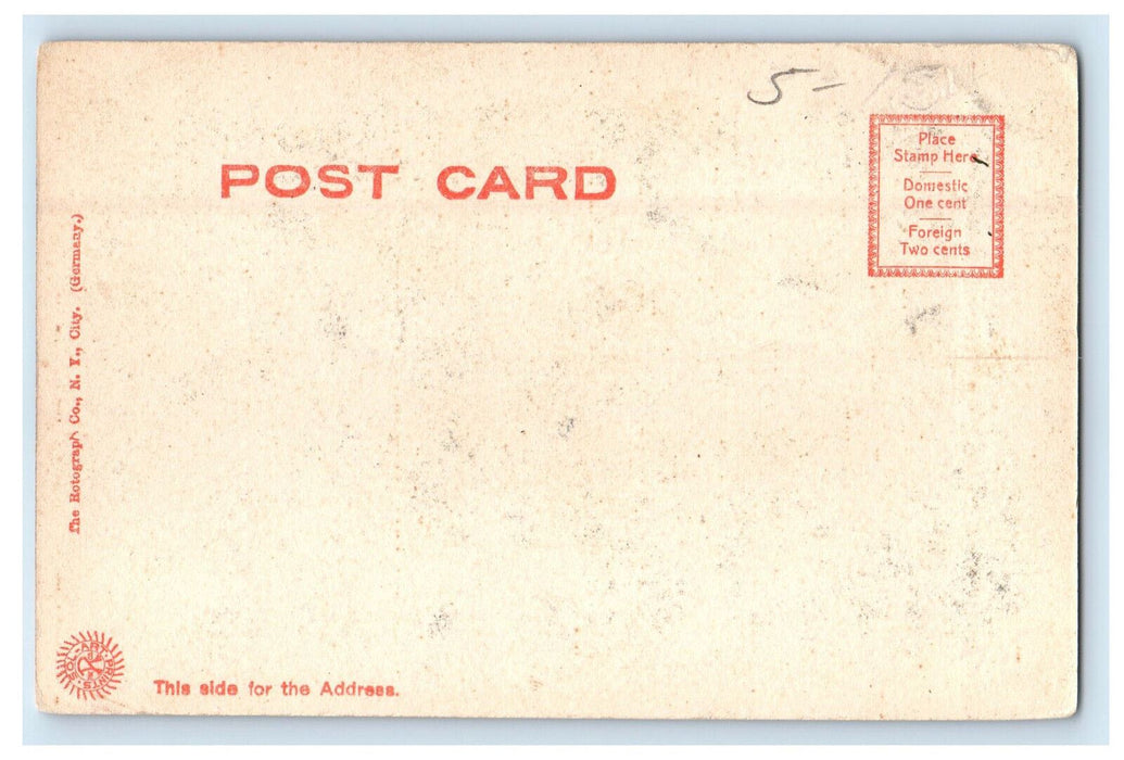 c1905 Public Library Malden Massachusetts MA Unposted Antique Postcard