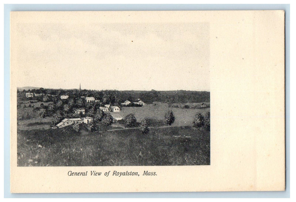 c1910 General View of Royalston Massachusetts MA Unposted Antique Postcard