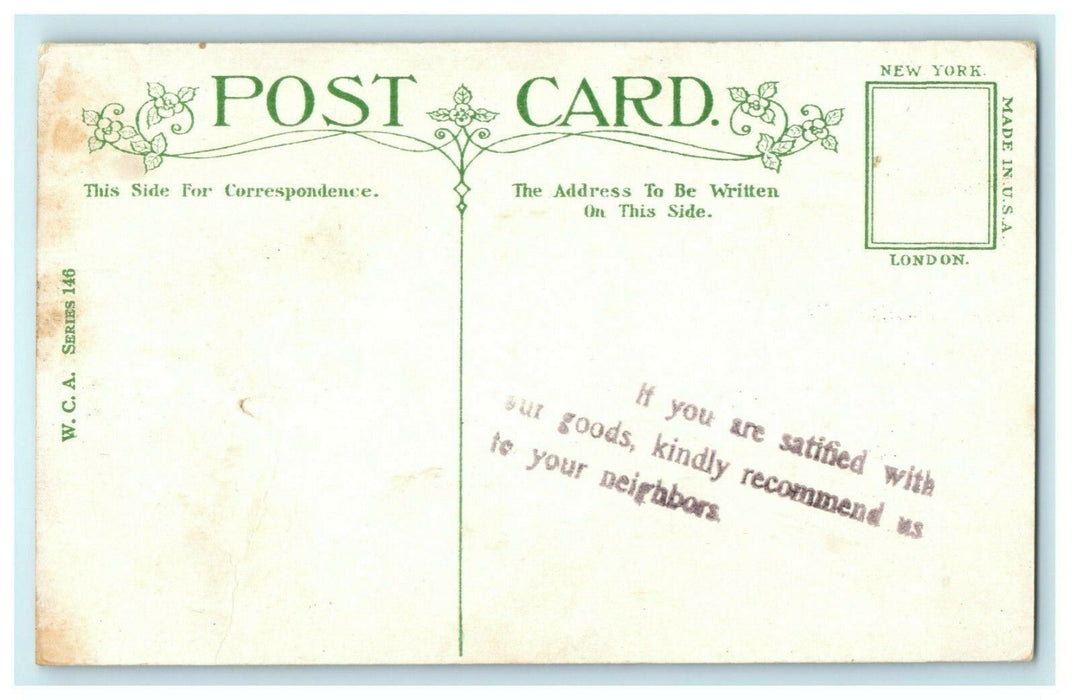 Advertisement - First Australian Contingent Plymouth England Antique Postcard