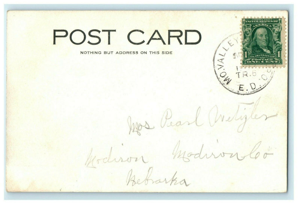 Making Hay While Sun Shines Missouri Valley 1907 Madison NE Antique Postcard