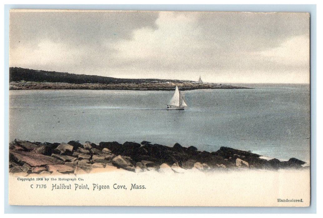 c1905 Halibut Point Pigeon Cove Massachusetts MA Unposted Antique Postcard
