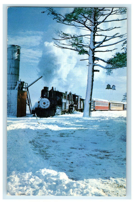 1910 Double Header, Engine No. 7, South Carver, Massachusetts MA Posted Postcard