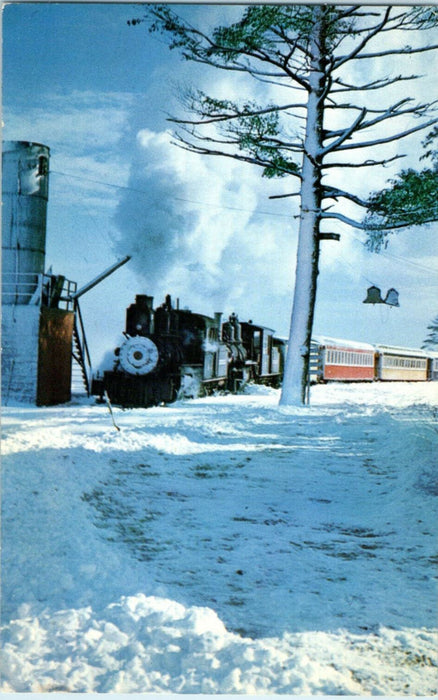 1910 Double Header, Engine No. 7, South Carver, Massachusetts MA Posted Postcard