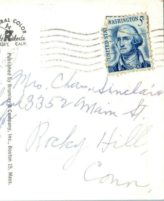 1910 Double Header, Engine No. 7, South Carver, Massachusetts MA Posted Postcard