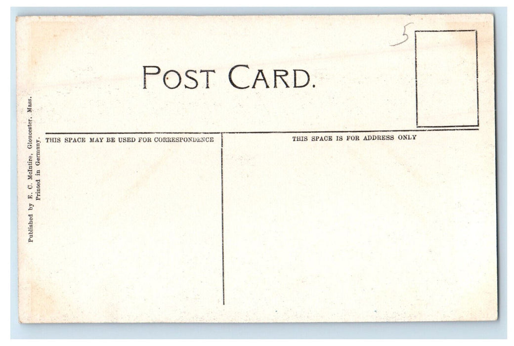 c1910 Along The Shore Pigeon Cove Cape Ann Massachusetts MA Postcard