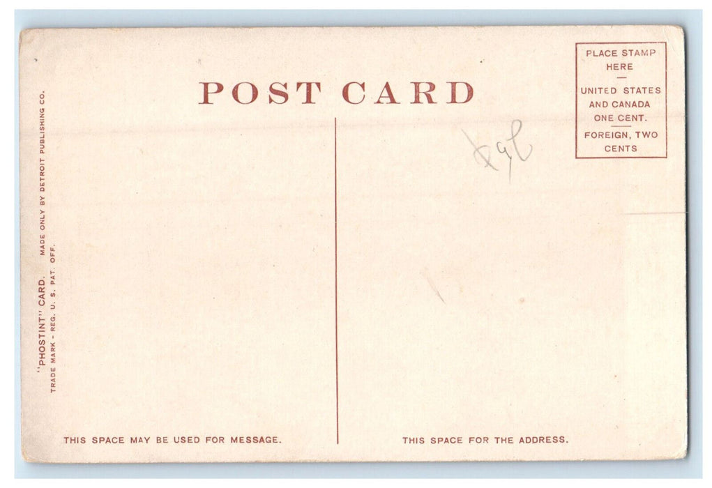 c1910 The Lenox Valley Lenox Massachusetts MA Phostint Unposted Postcard