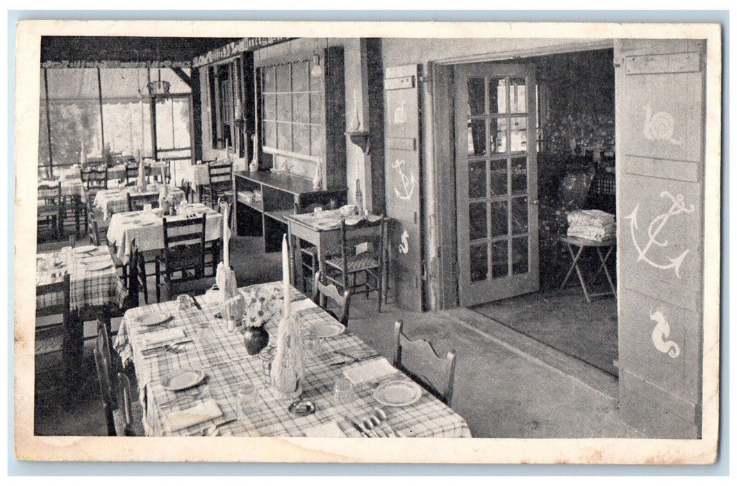 c1950 Normandy Farm Distinctive Terraces Restaurant  Potomac Maryland Postcard