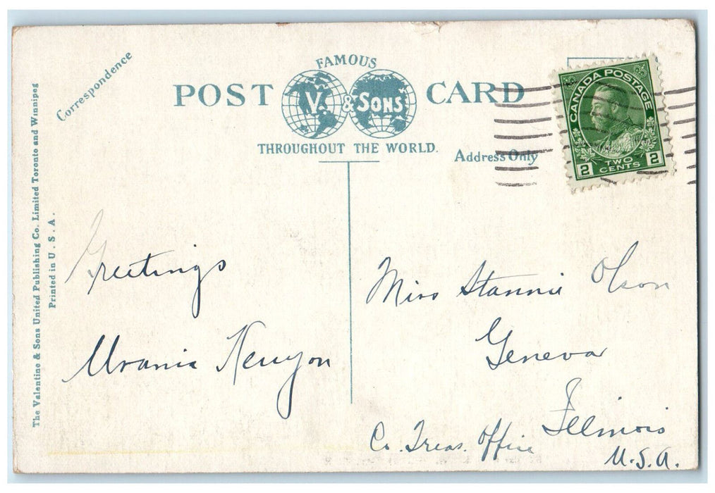 c1920's Rice Photo, At The Golf Links Murray Bay P.Q. Canada Postcard