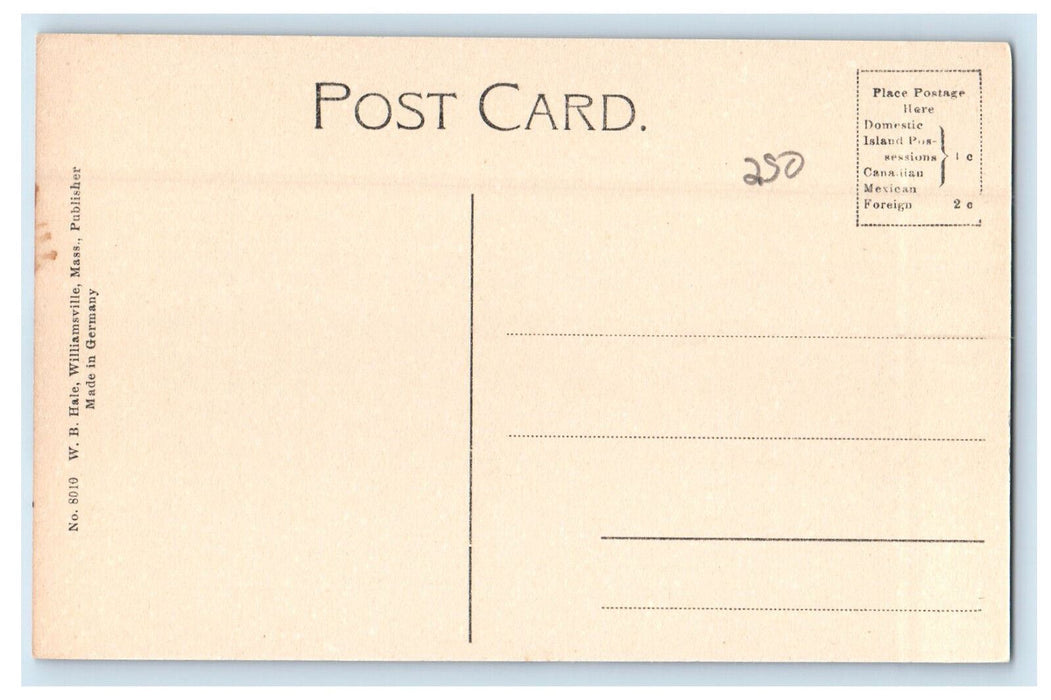 c1910 Fishery, White Pond Royalston Massachusetts MA Unposted Antique Postcard
