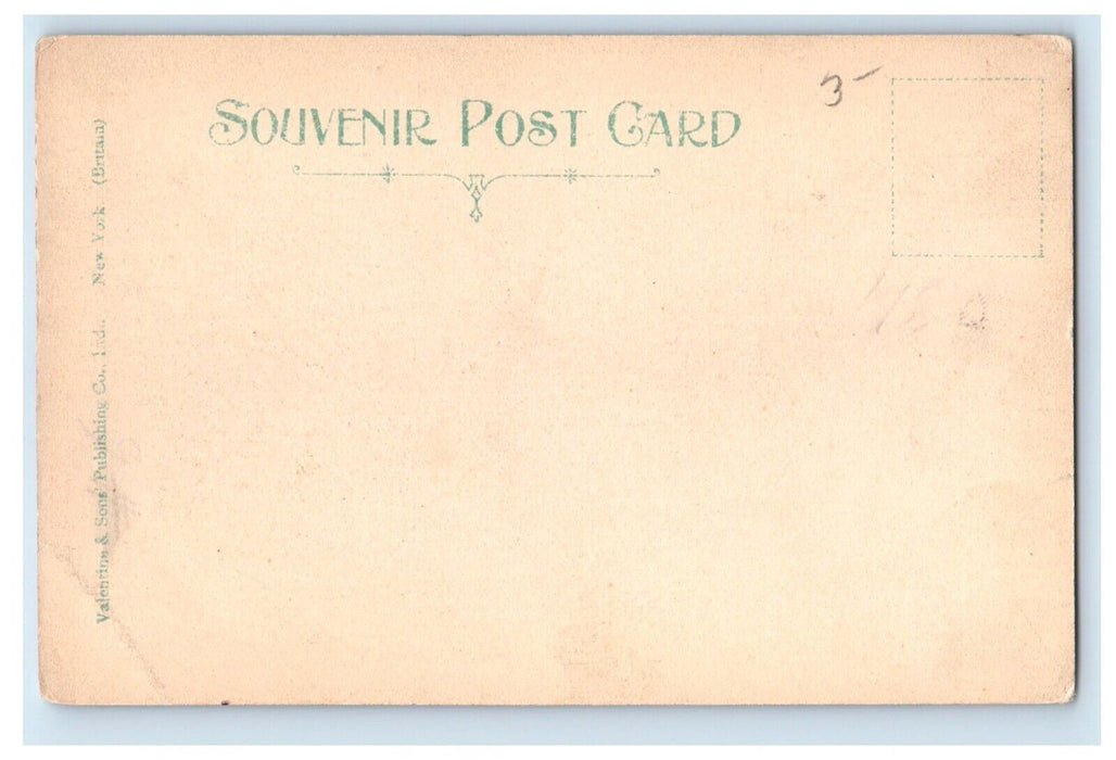 c1905 View Of Silver Cascade Falls Colorado CO, Bridge And Mountains Postcard