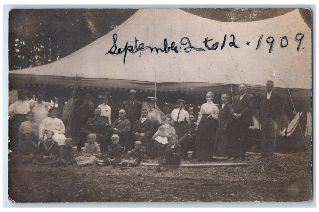 White Bluffs Loveland Washington WA, Chatauqua Meeting RPPC Photo Postcard