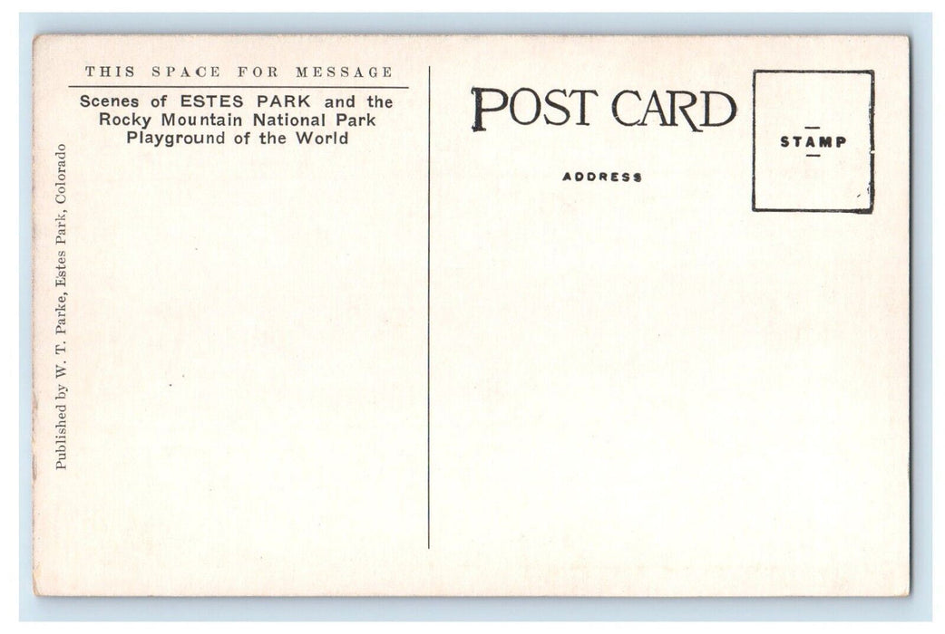 Estes Park And Estes Park Rocky Mountain Grand Lake Road Colorado CO Postcard
