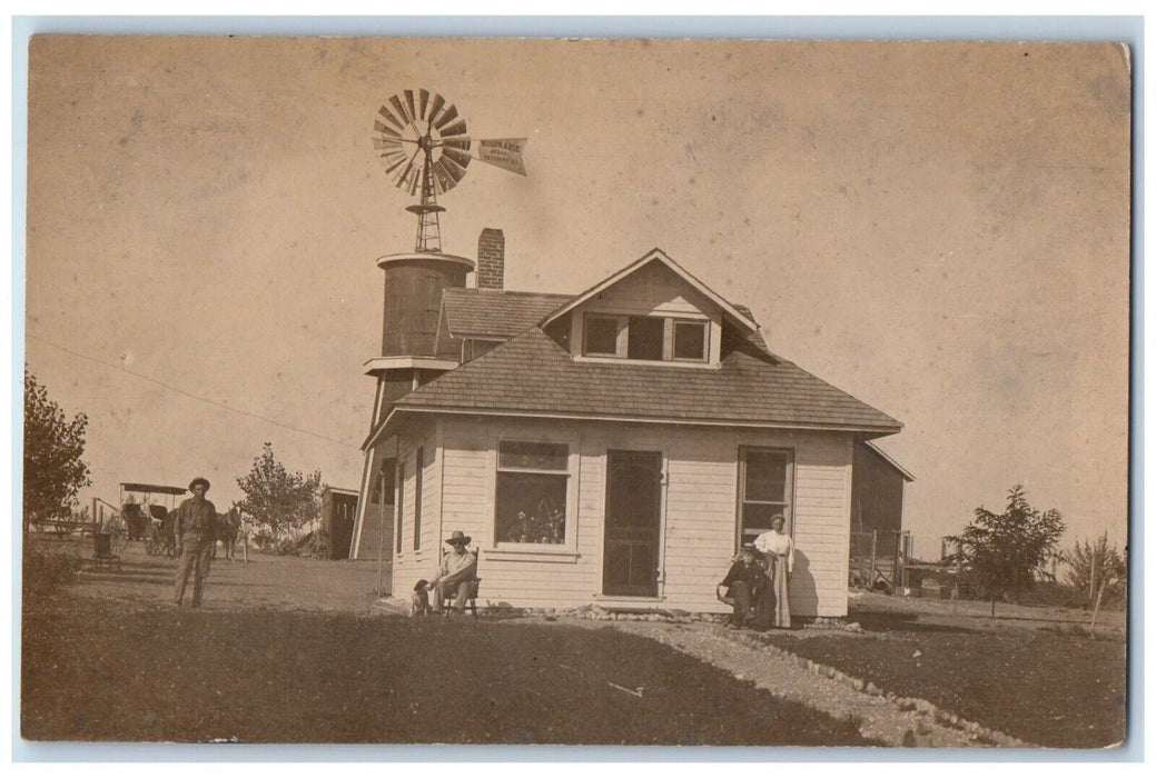 c1910 Loveland WA White Bluffs Tacoma Christmas Tree RPPC Photo Postcard