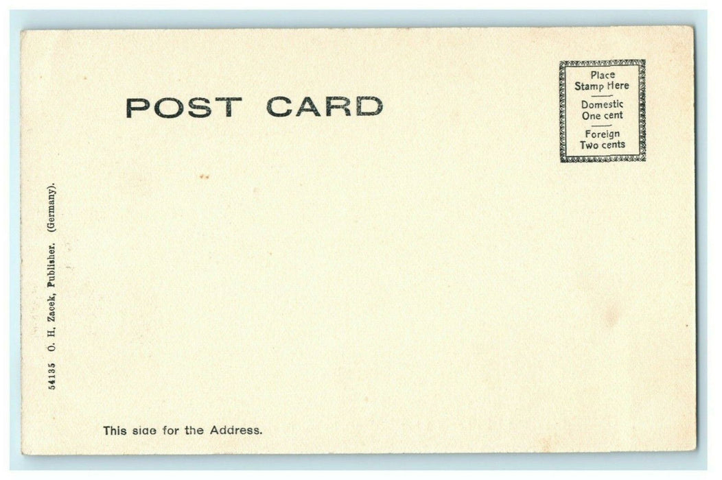 St. Paul's Evangelical Lutheran Church West Point Nebraska 1905 Antique Postcard