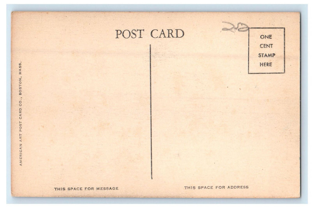 c1910 Town Hall, Milford Massachusetts MA Antique Unposted Postcard