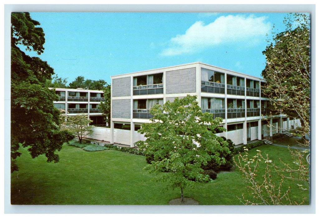 c1950s A Modern Smith College Dormitory Northampton Massachusetts MA Postcard