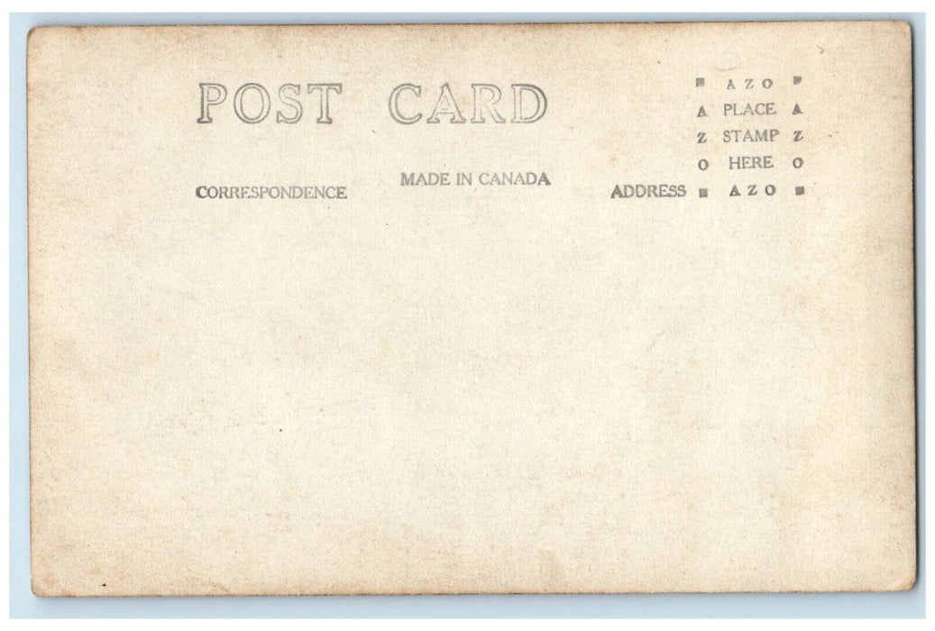 c1920s Tailor Suit Shop Store Hats Bar Canada Interior RPPC Photo Postcard