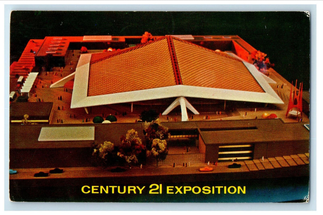 c1960s Coliseum 21, Century 21 Exposition Seattle Washington WA Postcard