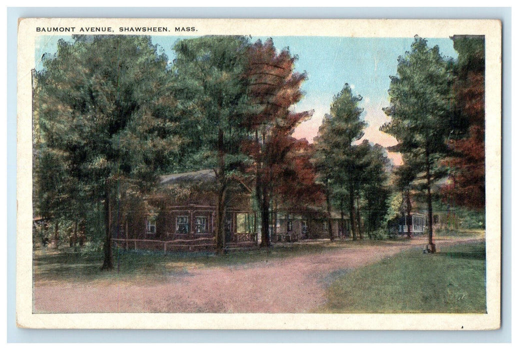 1946 Baumont Avenue Shawsheen Massachusetts MA Vintage Posted Postcard