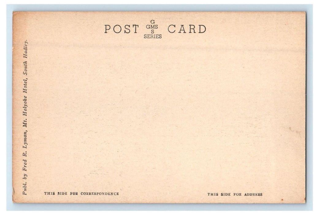 c1905 The Old Ferry and Mount Holyoke in the Distance MA Posted Postcard