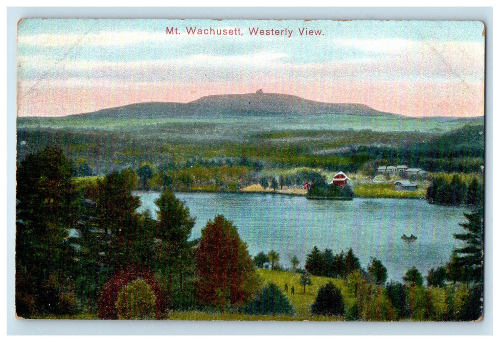 c1910 Mt. Wachusett Westerly View Massachusetts MA Unposted Postcard