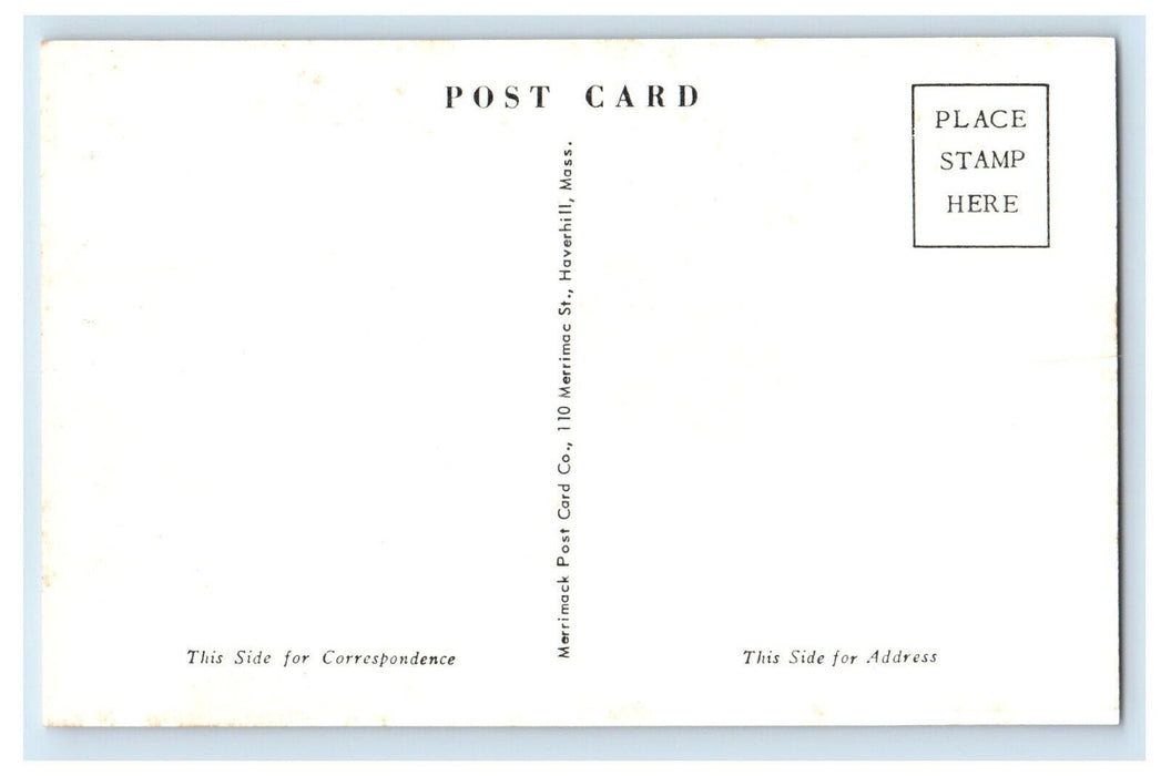 c1940s Cushman Hall, Monson Academy Monson Massachusetts MA Vintage Postcard