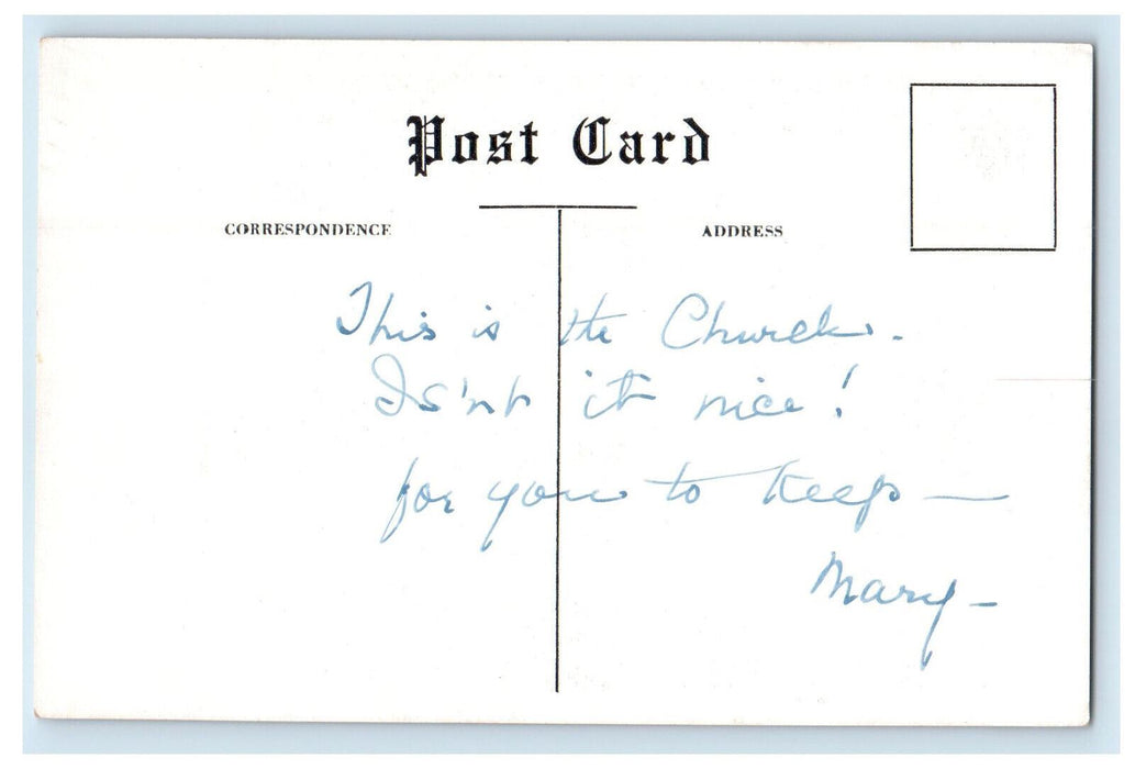 c1940s St. Marks Church Southborough Massachusetts MA Posted Postcard