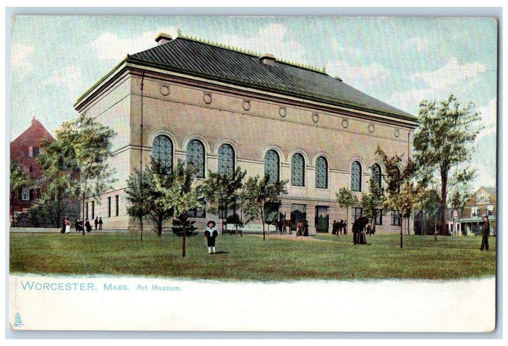 c1905's Art Museum Building Worcester Massachusetts MA Tuck's Antique Postcard