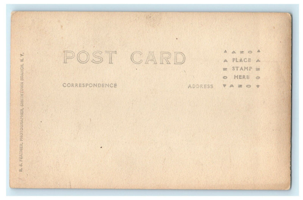 c1915 Gymnasium Winnwood School Lake Grove Long Island NY RPPC Photo Postcard