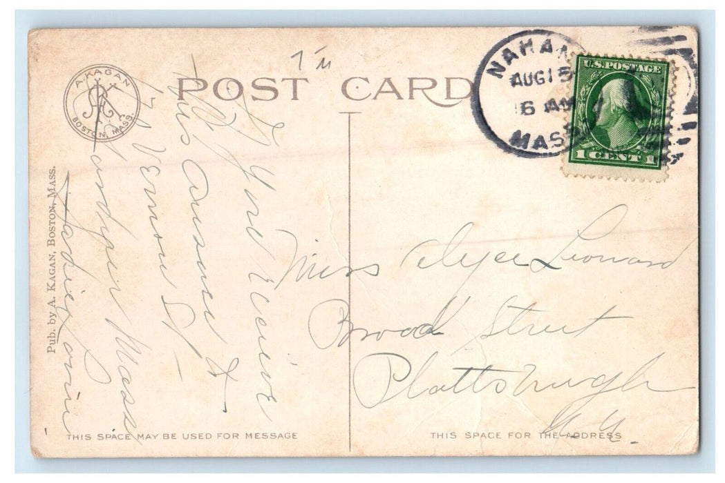 c1910 Scene at the Relay House, Nahant Massachusetts MA Posted Postcard