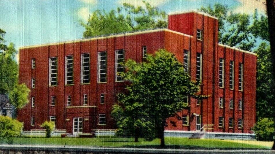 The New Skidmore Library Street View Saratoga Springs New York NY Postcard