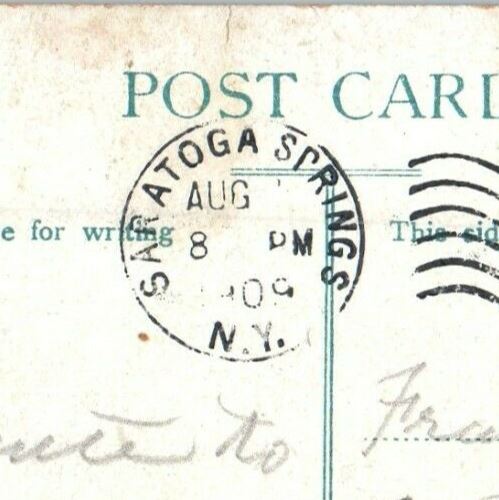 1909 Inniscara House Home Of Chauncey Olcott Saratoga Springs New York Postcard